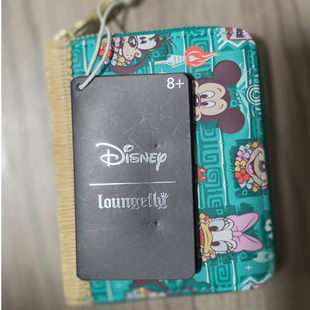 Loungefly Disney Mickey and Friends Tiki Wallet | NEW - Picture 6 of 7